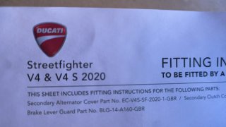 Protector Carter Ducati Streetfighter V4 GBRacing