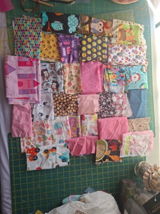 Retalitos de telas para patchwork