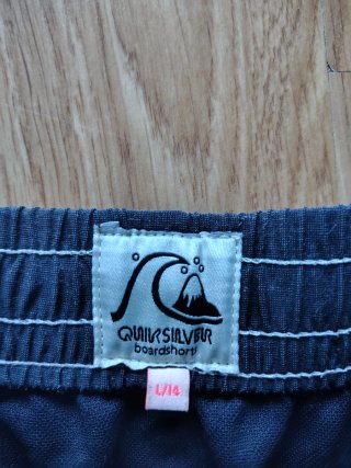 Bañador Quiksilver Negro y Blanco
