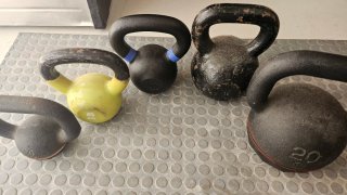 Kettlebell, Pesas Rusas, 5 unidades.