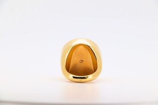 Anillo Versace Medusa Negro Ónix Circonitas
