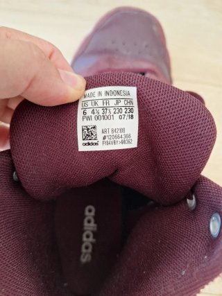 Zapatillas Adidas T 36 Burdeos