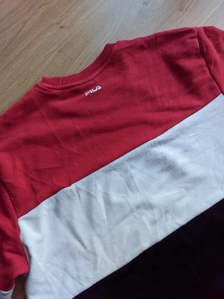 Sudadera Fila Vintage tricolor oversized - Talla M