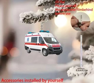 Portachiavi Ambulanza 2D