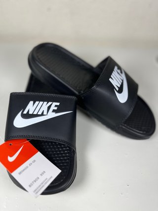 Chanclas Nike Negro logo blanco TALLASdel 36 al 41