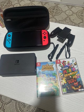 Nintendo Switch OLED + Juegos y Accesorios