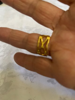 Parure bracciale avvolgente e anello