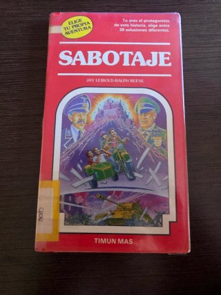 Libro Elije tu propia aventura SABOTAJE N38