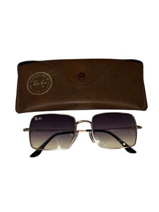 Occhiali da Sole Ray-Ban Rectangular/Square Oro
