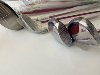 Bolsa de golf Callaway roja y blanca