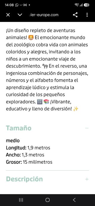 Alfombra infantil Tapete de juego Dwinguler