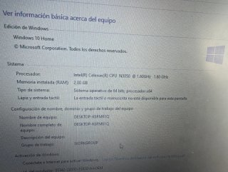 Portátil  Acer 14" 2 GB de RAM  SSD