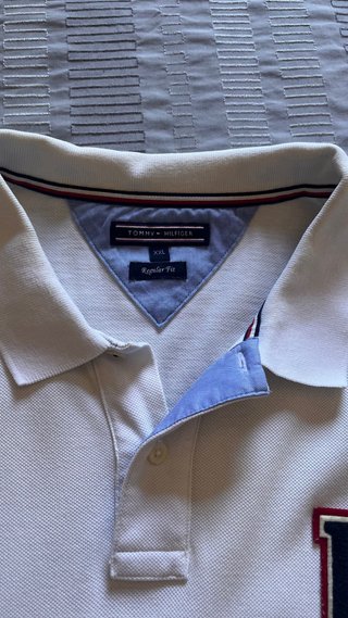 Polo Tommy Hilfiger Blanco Talla XL