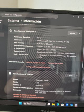 Portátil Asus Vivobook 15 AMOLED