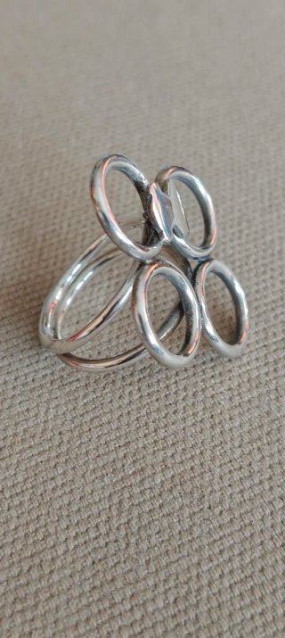 Anillo Tous Aros y Oso Plata