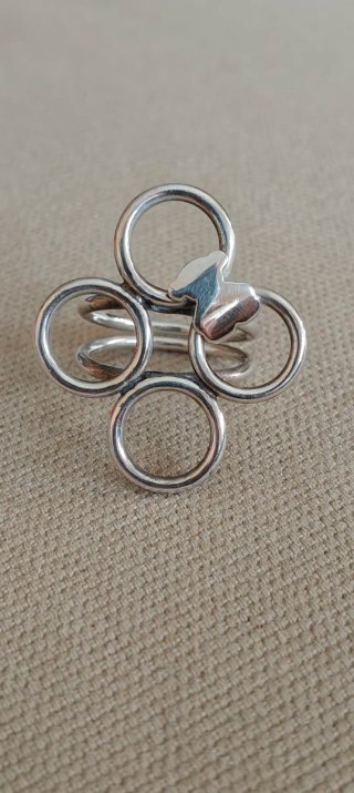 Anillo Tous Aros y Oso Plata