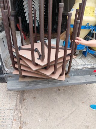 Sillas apilables de exterior