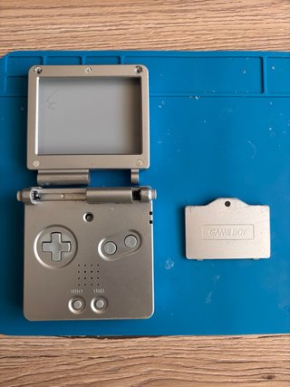 Carcasa Game Boy Advance SP Plata