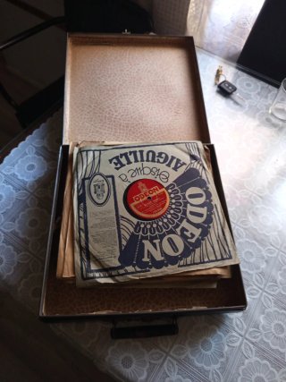 Maletín para discos de pizarra