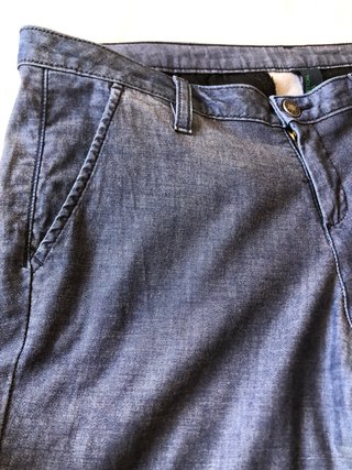 Pantalón Pirata Vaquero Azul