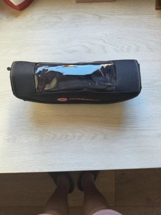 Bolsa porta manillar Morbidelli negra Nuevo.