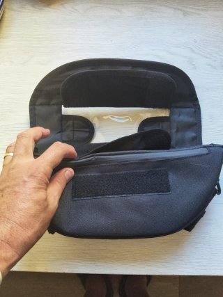Bolsa porta manillar Morbidelli negra Nuevo.
