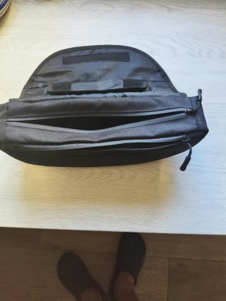 Bolsa porta manillar Morbidelli negra Nuevo.