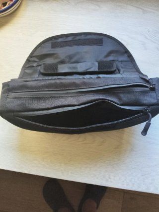 Bolsa porta manillar Morbidelli negra Nuevo.