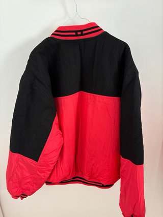 Chaqueta Bomber GRMY Roja y Negra