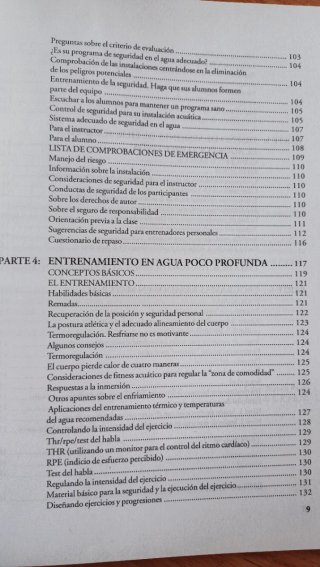 Libro Fitness acuático, Vol. I: Agua poco profunda