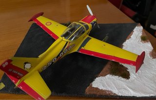 Diorama Avioneta Siai Marchetti 1/48