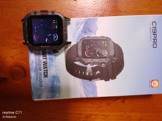 Smartwatch C19PRO Flower Plus Nero