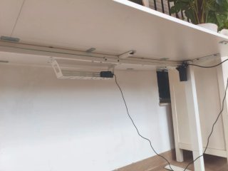Escritorio elevable blanco