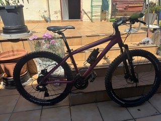 Bicicleta Montaña Morada