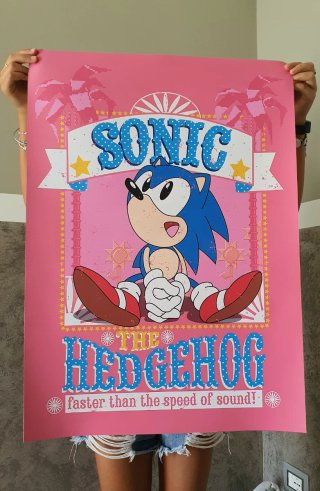 Poster Sonic The Hedgehog 70x50cm PVC