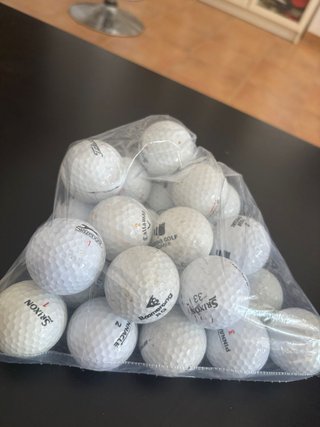 25 Pelotas de Golf Variadas (Números 1-4)