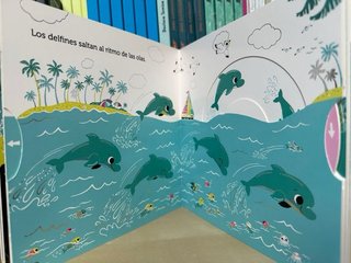 0-3 NUEVO Un paseo por el océano. Libro infantil