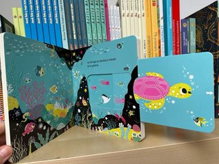 0-3 NUEVO Un paseo por el océano. Libro infantil