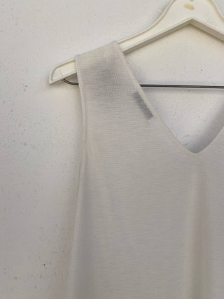 Top Tirantes Blanco Mango