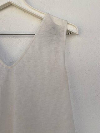 Top Tirantes Blanco Mango