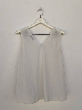 Top Tirantes Blanco Mango