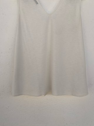 Top Tirantes Blanco Mango