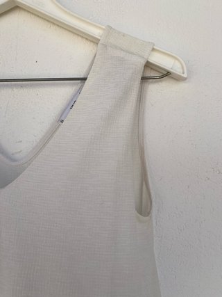 Top Tirantes Blanco Mango