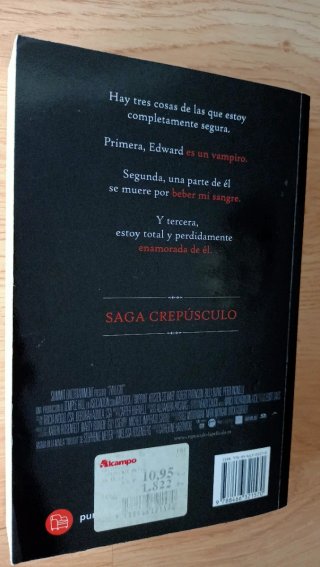 Libro Crepúsculo. Primer volumen.