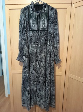 Vestido Sfera Estampado Midi