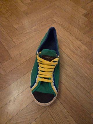 Zapatillas Ganso Verdes y Amarillas