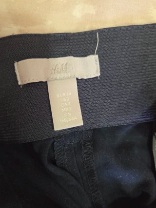 Pantalón corto H&M azul oscuro Talla 34