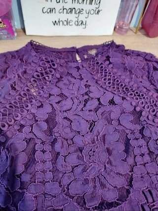 Blusa encaje Talla XS sin estrenar