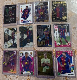 Lote 50 cromos Lamine Yamal FC Barcelona