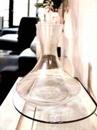 Caraffa in vetro h.21,5cm